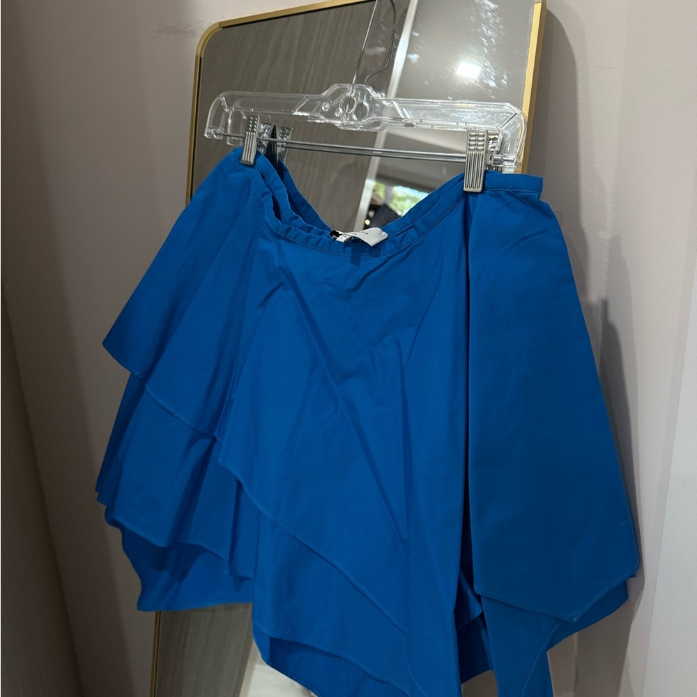 L'Academie Vibrant Blue Mini Skirt